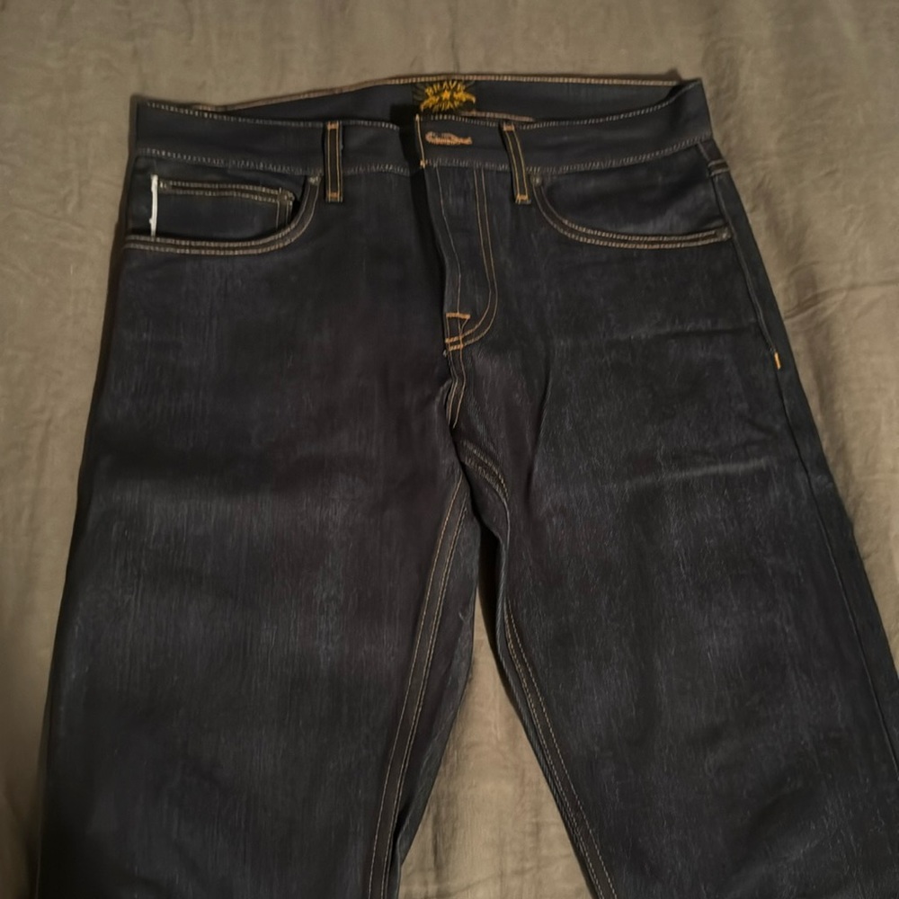Brave Star Selvage Slim Straight 12 oz Japanese Denim men’s 32